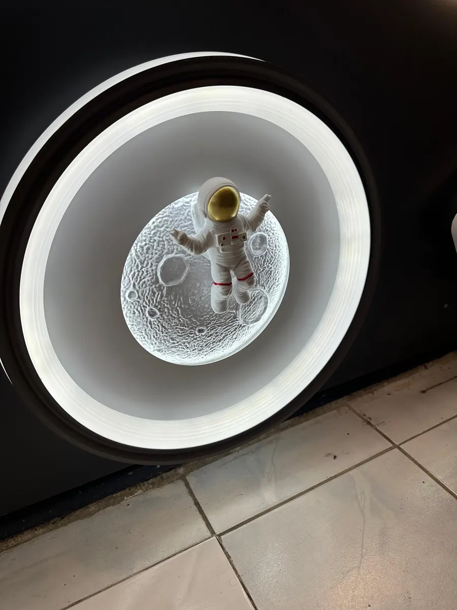 Lussolight krom sonsuzluk halkası modern sarkıt avize